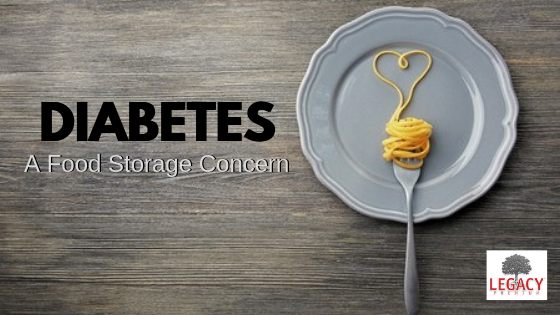 Diabetic Challenges with Food Storage