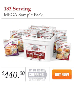 Bulk Food Storage -  Mega Sample Pack