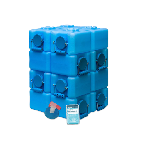 28 Gallon WaterBrick Bundle - Water Treatment included