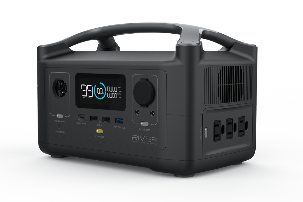 RIVER 600W Lithium Ion Battery Portable Power Station: 288Wh RIVER 600W Lithium Ion Battery Portable Power Station: 288Wh