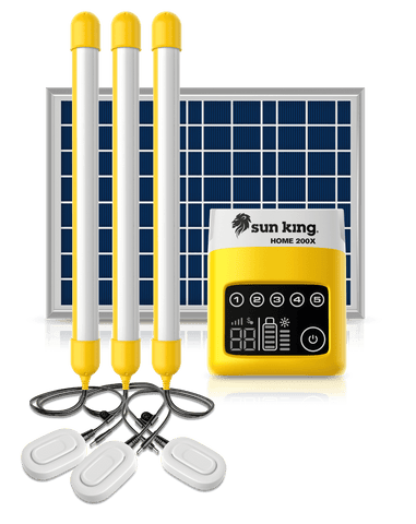 Sun King Home 200X - Solar Lights System, PowerBank, USB Charger