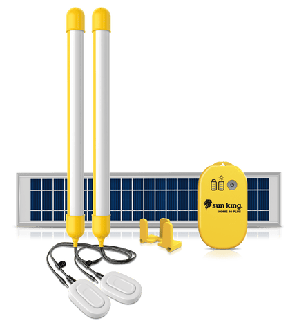 Sun King Home 40 Plus - Solar Lights System, 5.5W Solar Panel