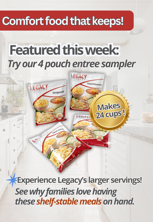 Legacy Food Storage Company | The Best Value in Freeze Dried Food
