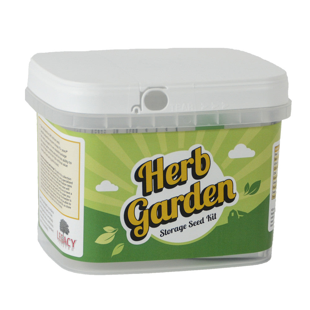 Herb Garden non-GMO Heirloom Seed Vault