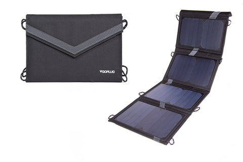 18W Folding Solar Panel - Portable, Lightweight, Powerful