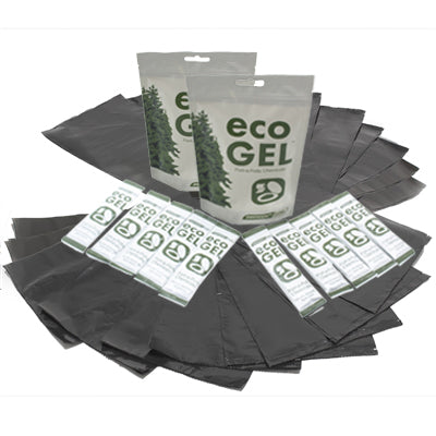 Eco Gel and Portable Toilet Liner Bags - Sanitation for Preppers