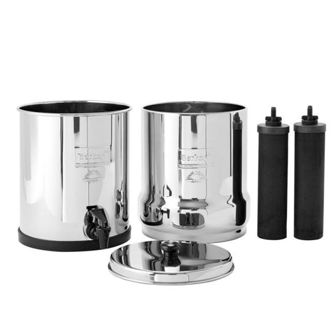 Big Berkey Stainless Steel Drip Filter System - 2 Black Berkey Filters (approx. 6000 gal.)