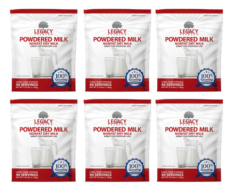 Milk Powder Unit Emergency Powdered Milk Supply: Food Storage Milk Powder – Legacy Food ...